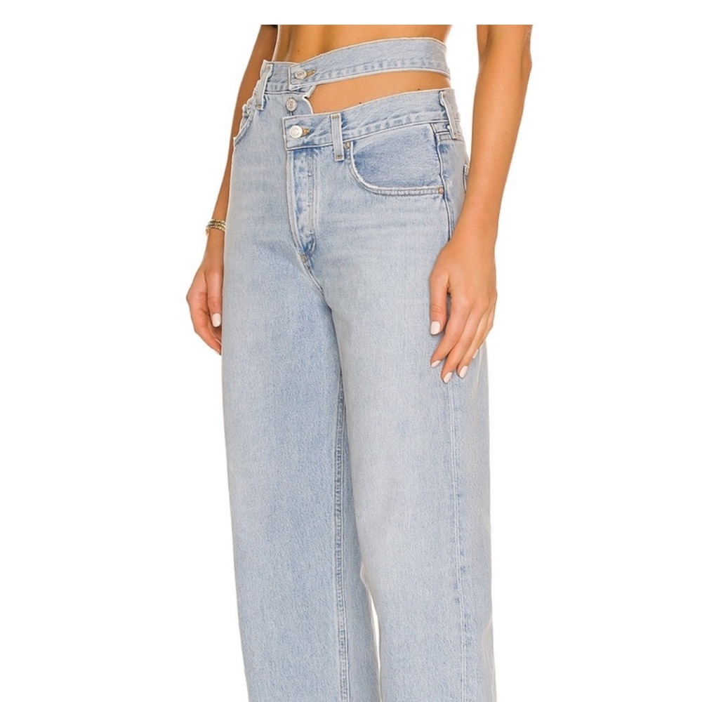 Agolde High Rise Light Blue Jeans